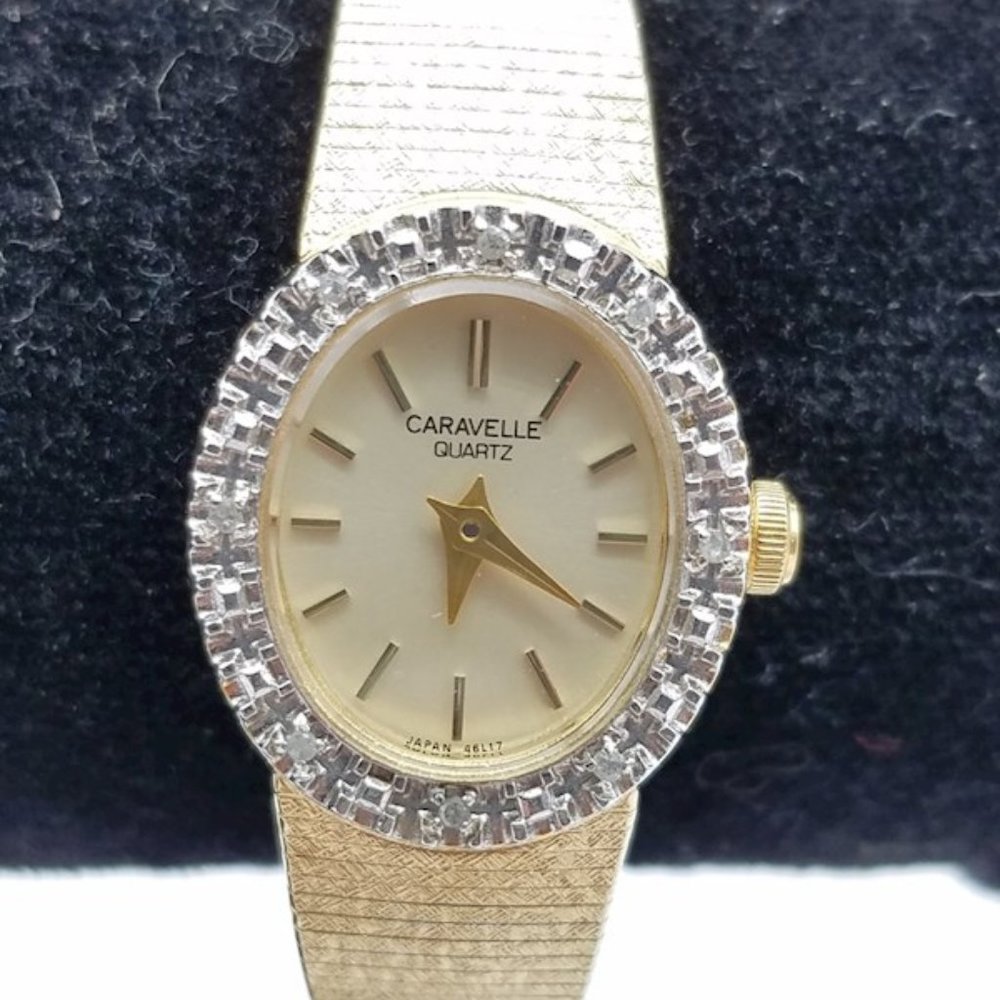 Bulova Caravelle Diamond Wristwatch Watch